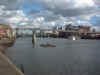 Looking South from the Millenium Bridge with Tower Bridge in the distance